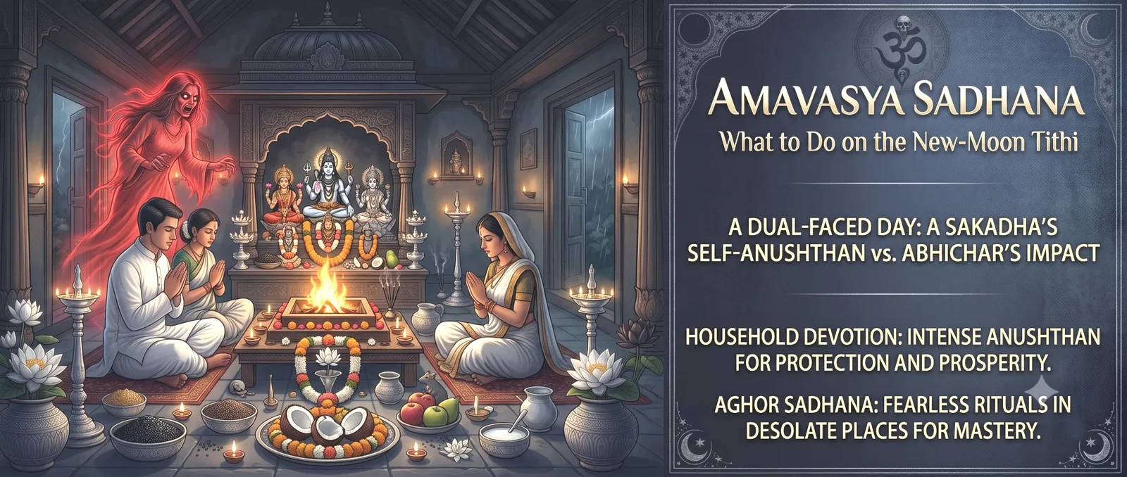 Amavasya Sadhana — what to do on the new-moon tithi