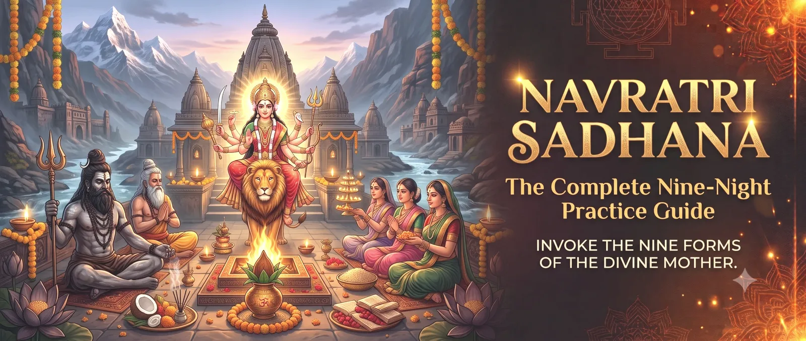 The complete nine-night practice guide for Navratri Sadhana