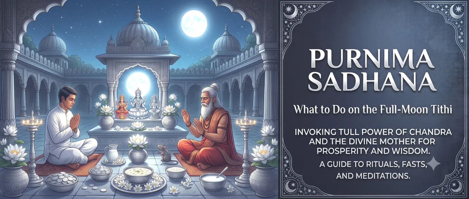 Purnima Sadhana — what to do on the full-moon tithi