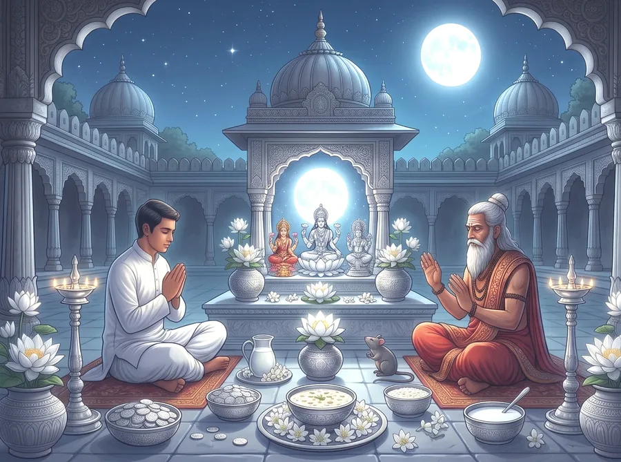 Purnima Sadhana: What to Do on the Full-Moon Tithi — cover illustration
