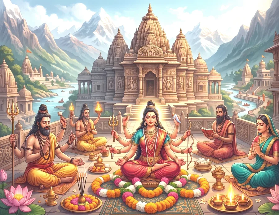 Tirtha Sadhana: The Definitive Guide to Sacred Places for Practice — cover illustration