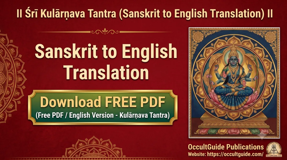 Śrī Kulārṇava Tantra — Sanskrit to English translation, free PDF download